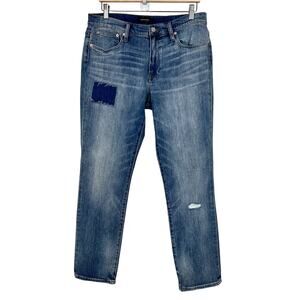 J. Crew Jeans Womens 30 Tall Slim Broken-In Boyfriend Denim Jeans Light Wash NWT